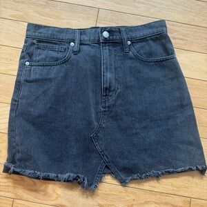Madewell denim mini skirt